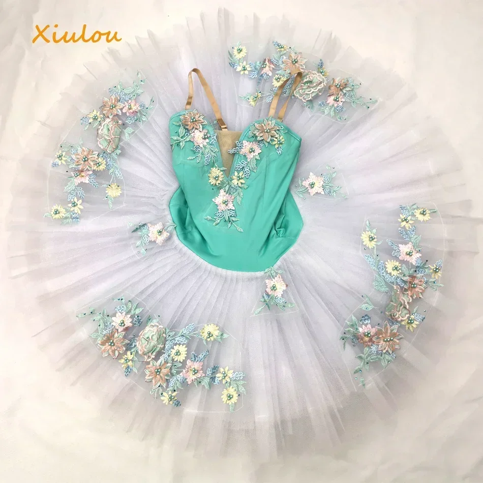 

White Professional Ballet Tutu Kids Girls Ballet Tutu Adulto Women Ballerina Party Adulto Ballet Dance Costumes for Girls