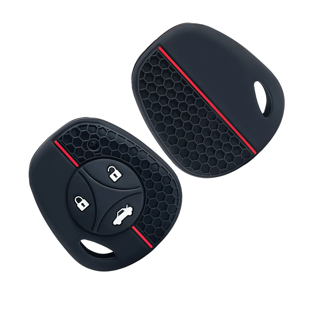 

Набор из 3 силиконовых чехлов для автомобильных ключей Lada Vesta Granta Priora Kalina с держателем для брелока