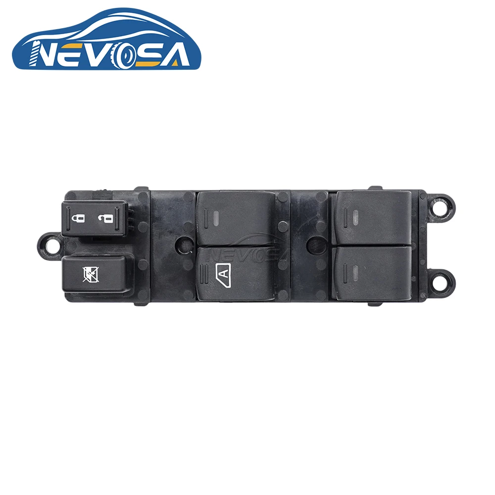 NEVOSA 25401-ZJ60A For Nissan Pathfinder 2005 2007 Sentra 2008 2012 Car Driver Side Window Control Switch Lock Button 14+3Pins