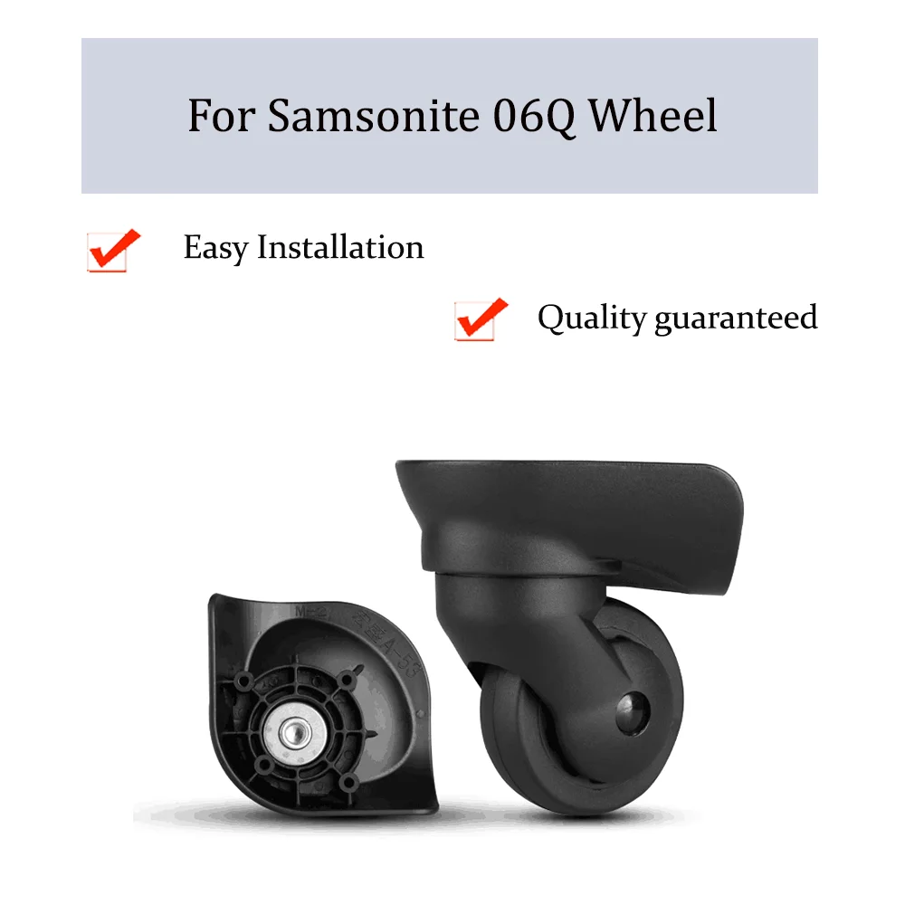 

For Samsonite 06Q Universal Wheel Replacement Trolley Case Luggage Pulley Silent Smooth Shock Absorbing Accessories Caster Wheel