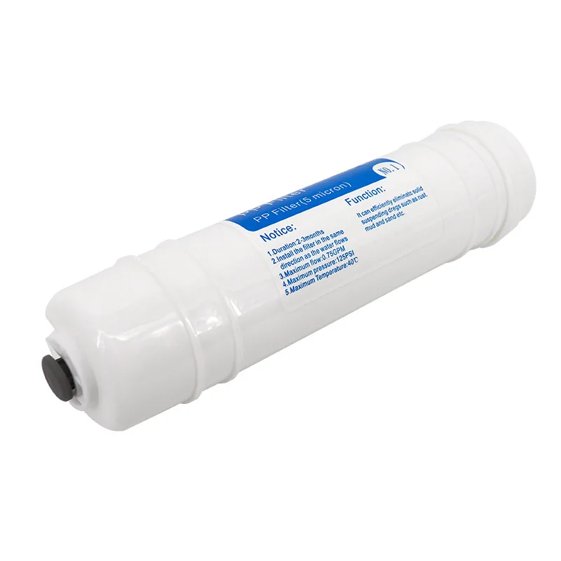 Universal Quick Connect 1um pp Cotton/UDF Filter Cartridge Filtration and deodorization for water purification