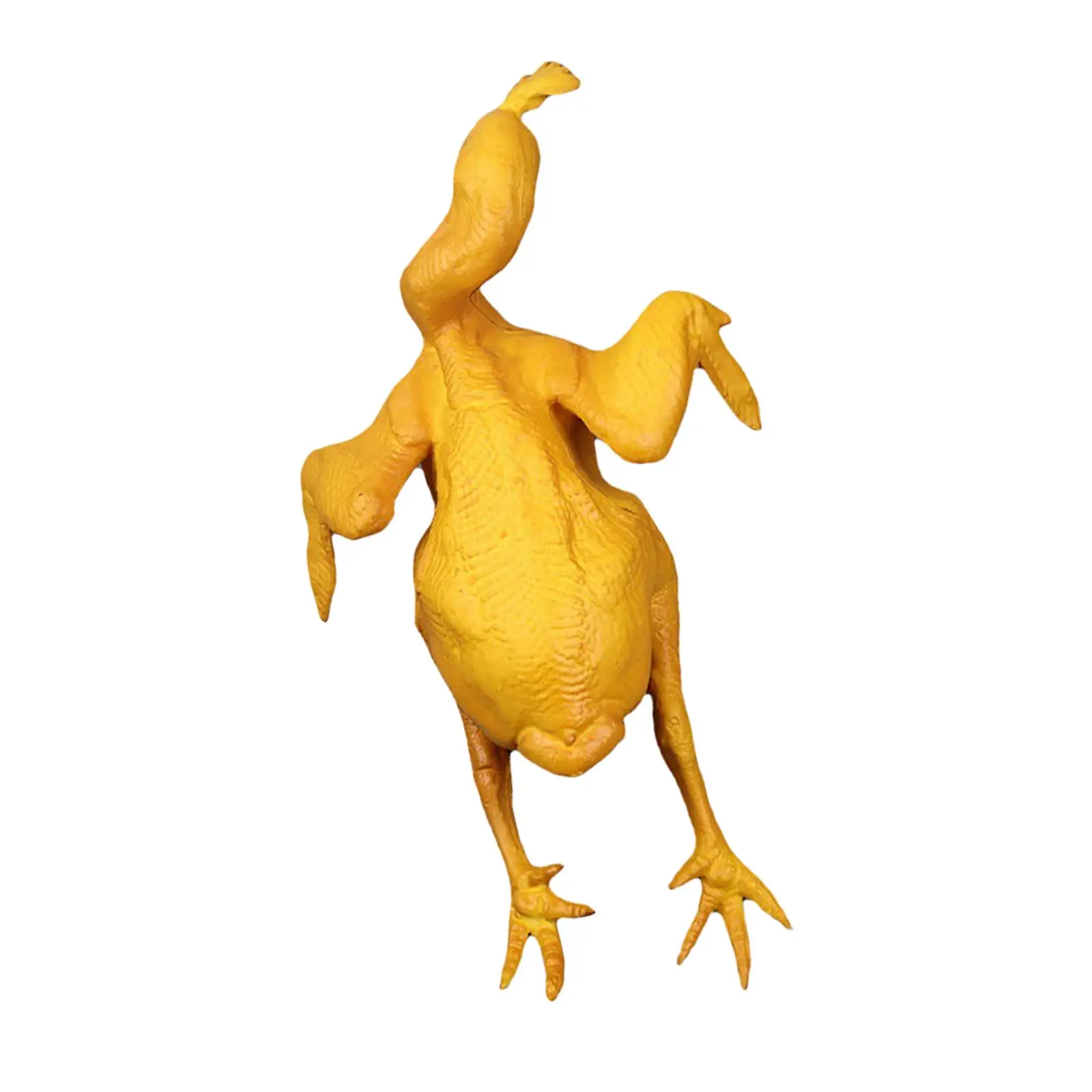 Modello di pollo arrosto Cibo finto Prop Ornamento realistico di tacchino cotto per la decorazione della festa di Halloween dell\'armadietto della