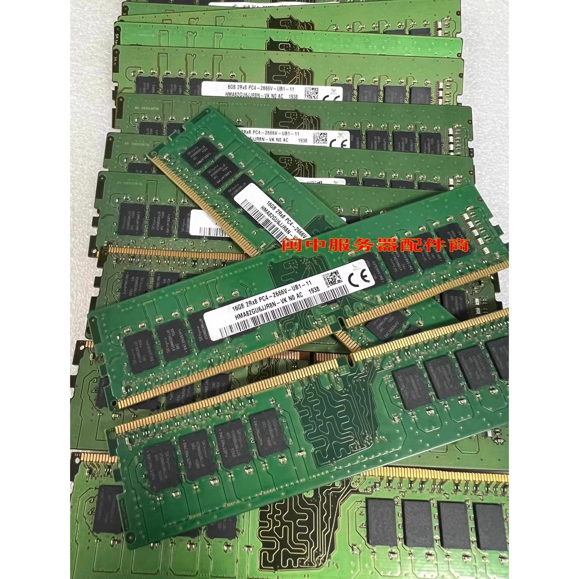 

Для SK Hynix 16G 2RX8 PC4-2666V-UB1 настольная карта памяти HMA82GU6JJR8N-VK