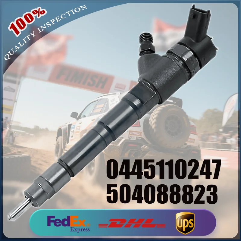 

Common Rail Injector for Fiat Ducato Iveco Daily Massif 3.0 Engine Part Numbers 0445110247 504088823 - Replacement Fuel Injector