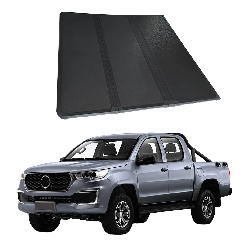 China Factory OEM/ODM Truck Bed Cover Waterproof Accessories Hard Tri-Fold Tonneau Cover For Nissan Titan 5.8ft Cover