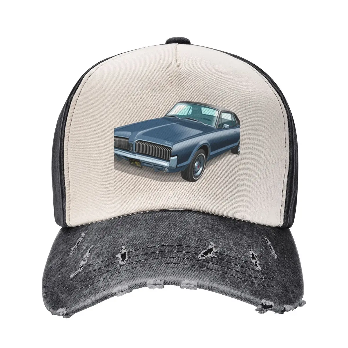 

1967 Mercury Cougar in caspian blue Baseball Cap Fashion Beach Big Size Hat Anime Hat Luxury Brand Men Caps Women's
