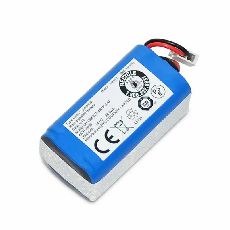 14.4V 2600mah Rechargeable Lithium Battery For ILIFE A4s A6 V7s Plus A9s W400 Robot Vacuum Cleaner INR18650 M26-4S1P Batteries