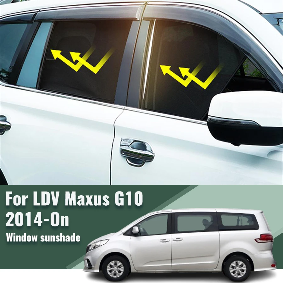 

For LDV Maxus G10 2014-2023 Car Sun Visor Accessories Window Windshield Cover Sunshade Curtain Mesh Shade Blind Custom