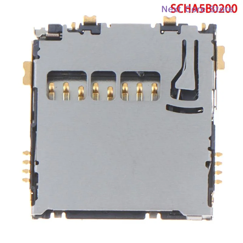 [NC]SCHA5B0200 Micro SIM Card Connector With Gold Plated Contacts For Mobile Phone Motherboard Repair DIY Electronic Projects