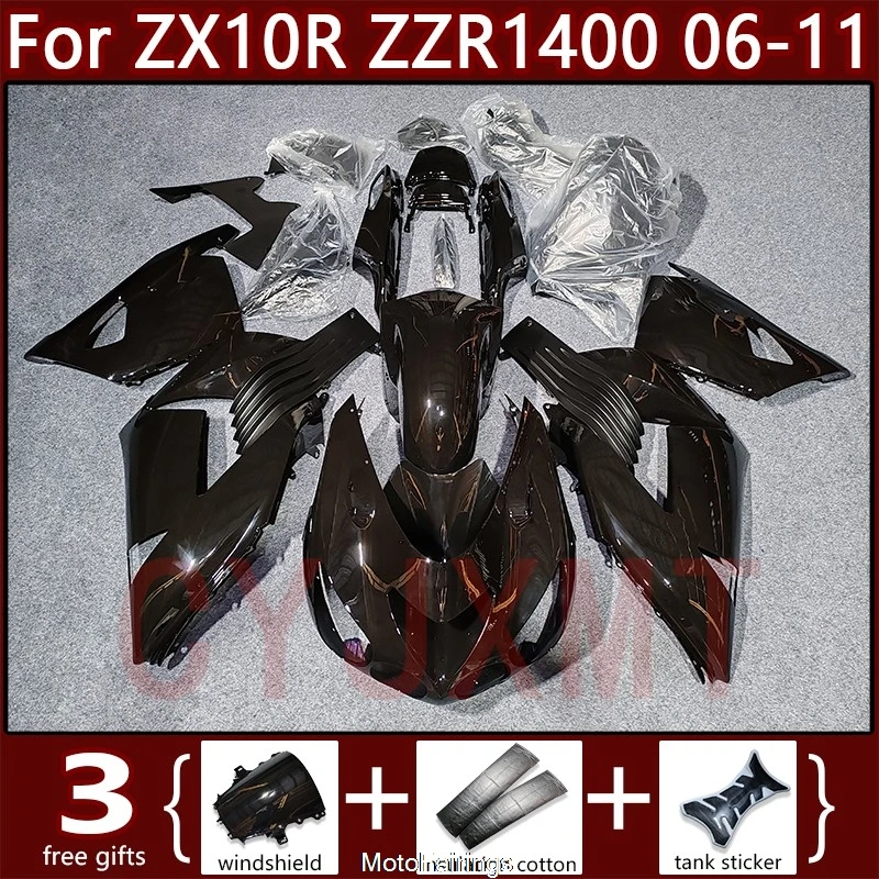 

Full Bodywork Fairings for Kawasaki ZX14R ZZR1400 2006-2011 Motorcycle Fairing Kit ZX 14R 1400R 06-11 Body Plastic Shell
