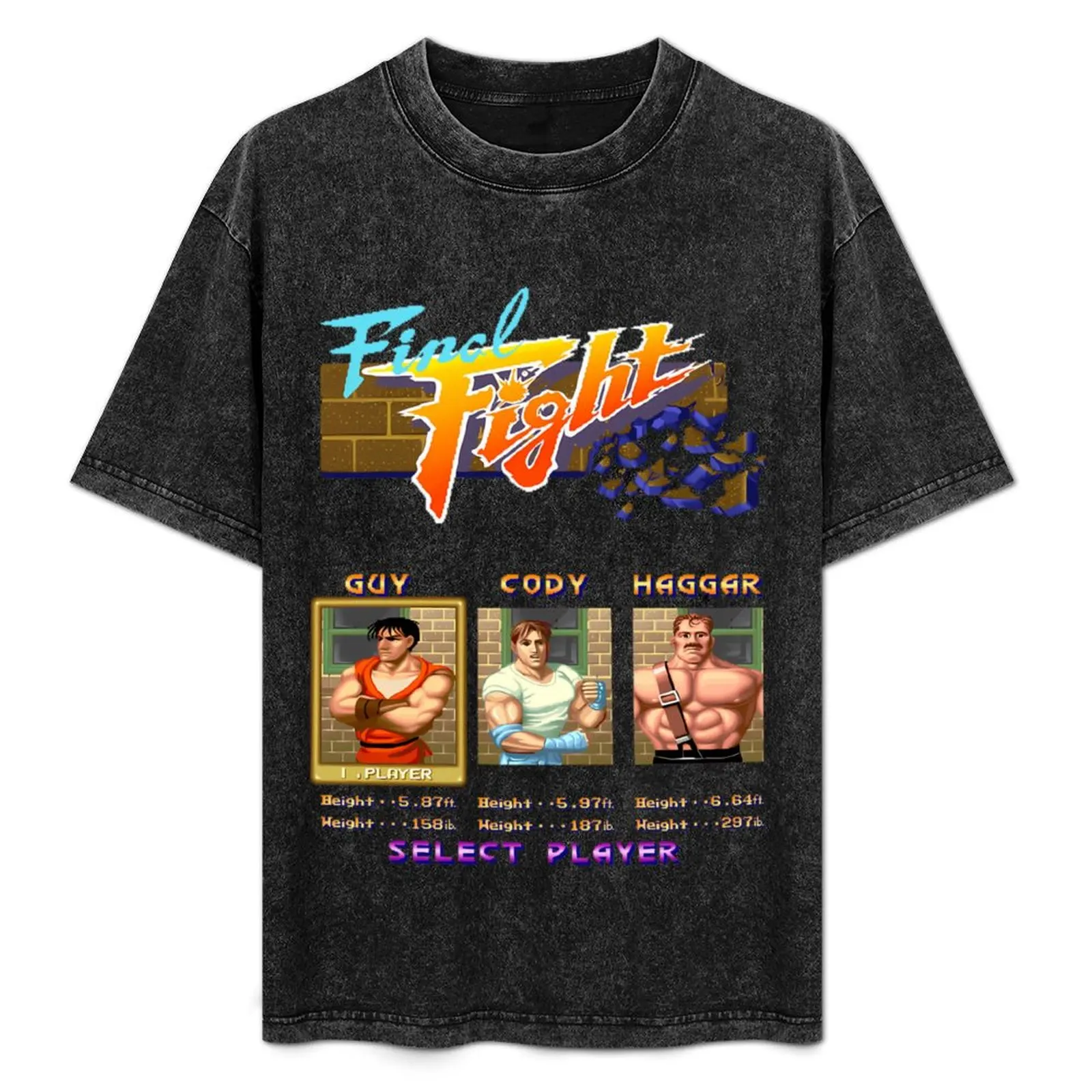 

Final Fight Select T-Shirt summer tops vintage shirts men