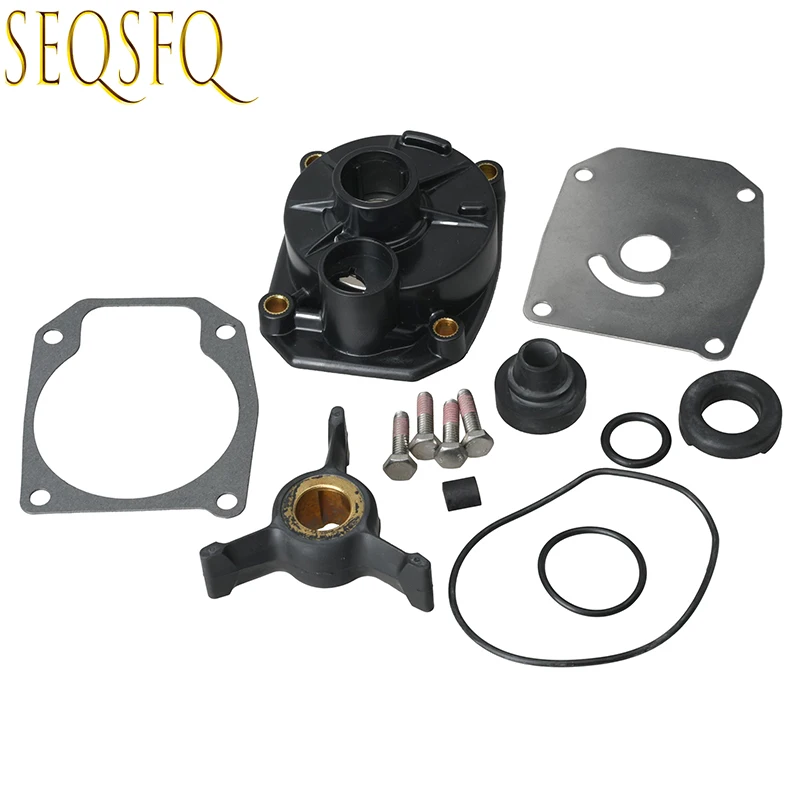 438592 Water Pump Repair Kit Impeller with Housing For Johnson Evinrude Outboard 28 35 40 48 50 HP 433548 433548 433549 0777805