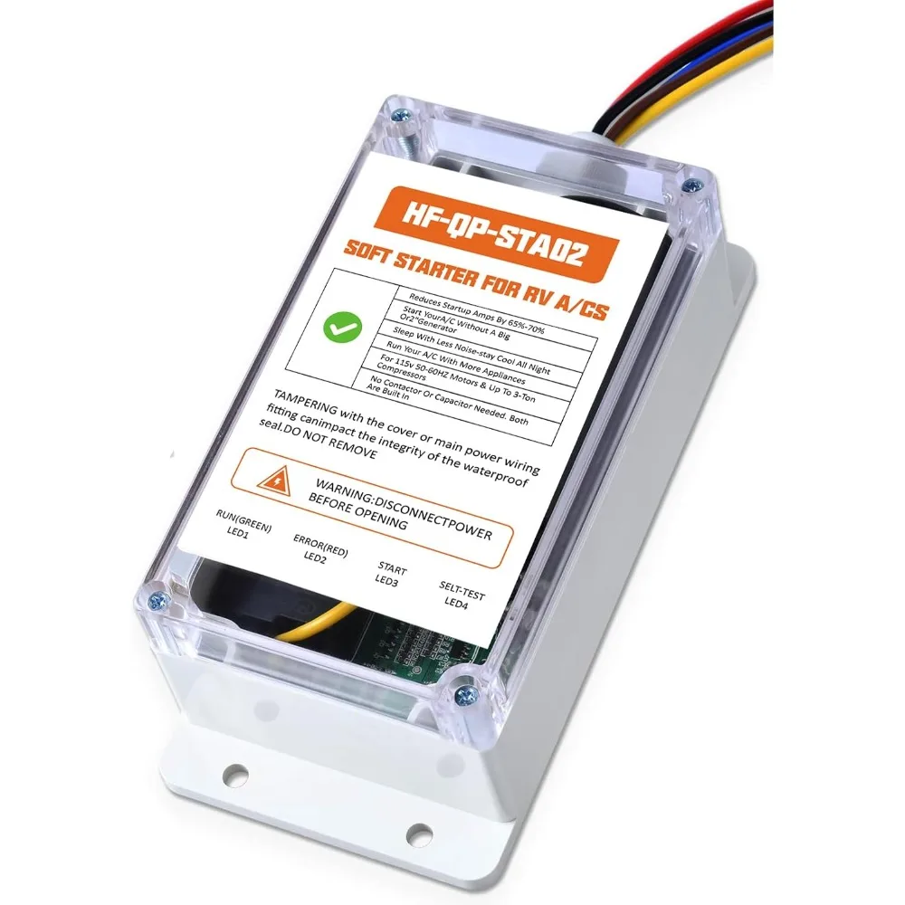 

RV AC Soft Start Kit for Air Conditioner Easy Start Compatible with Generator Van Trailer Camper Motorhome