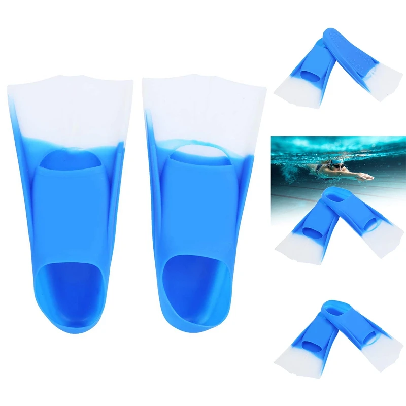 

Silicone Swimming Flippers Swimming Fins Comfortable Snorkeling Diving Fins Beginner Swim Flipper