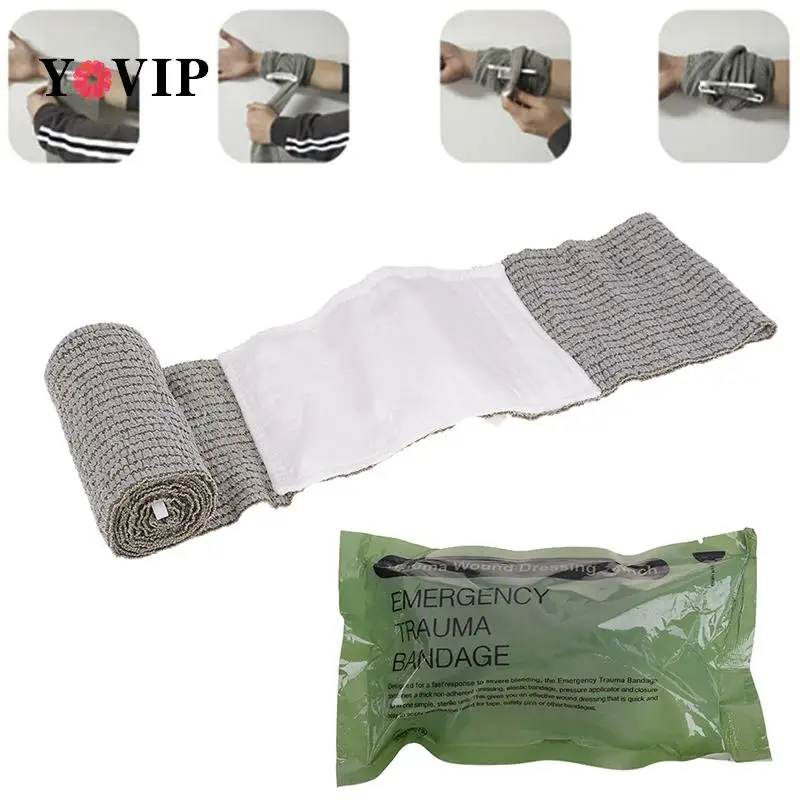 4/6 Inch Elastic Bandage Sterile Wound Dressing Pressure Bar And Compression Wrap Brace Support First Aid Hemostasis Bandage