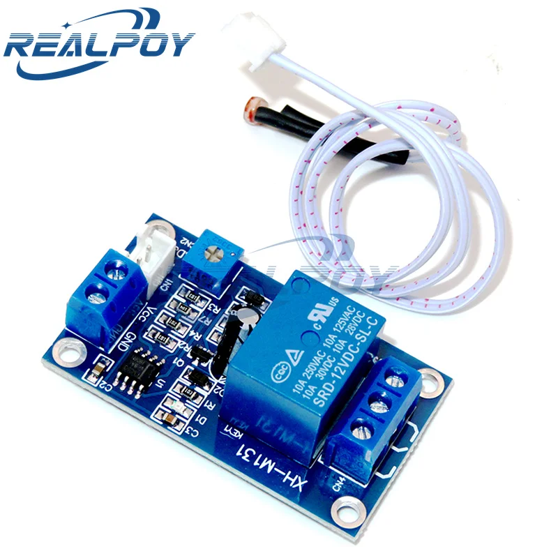 XH-M131 DC 5V/12V/24V  Light Control Switch Photoresistor Relay Module Detection Sensor 10A brightness Automatic Control Module