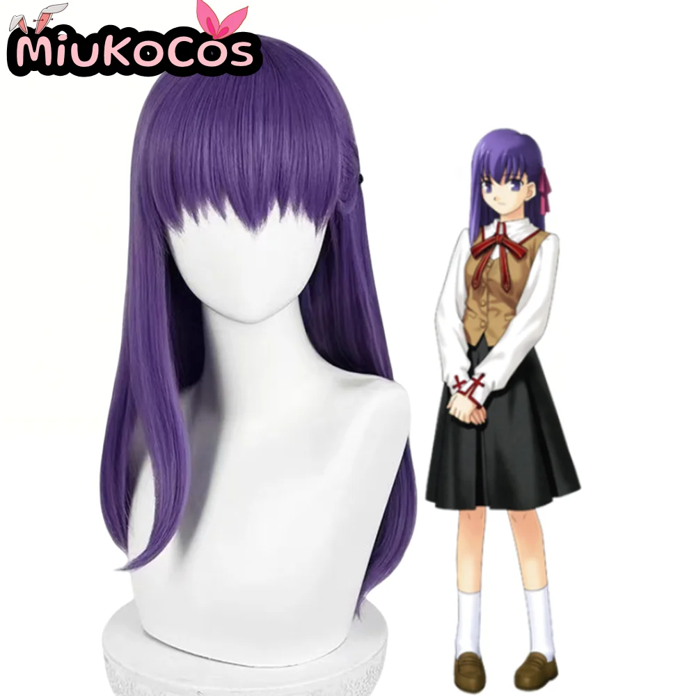 

В НАЛИЧИИ Sakura Mato Косплей Парик Парик MiukoCosplay Game Fate/stay night Косплей