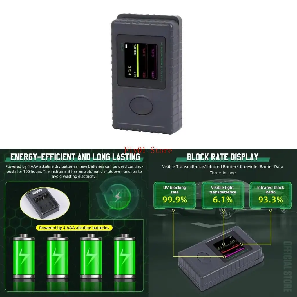 

Automotive Window Film Tester for Accurate Heat Insulation & Light Transmittance