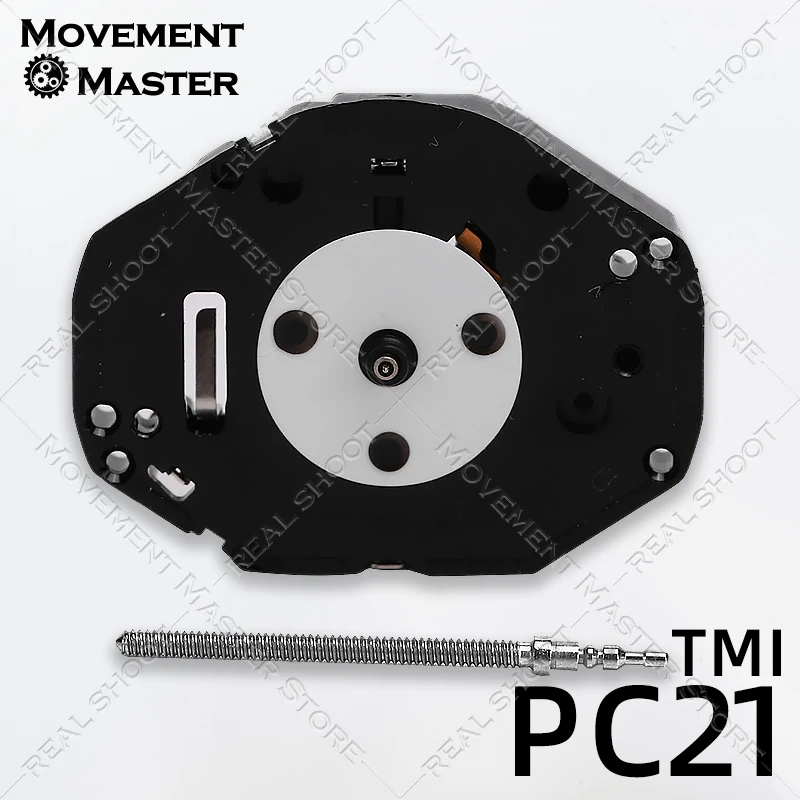 Japan Original Miyota PC21 Quartz Watch Movement 3 Pins High Accuracy Watch Repair Accessories With Rod Replacement Parts