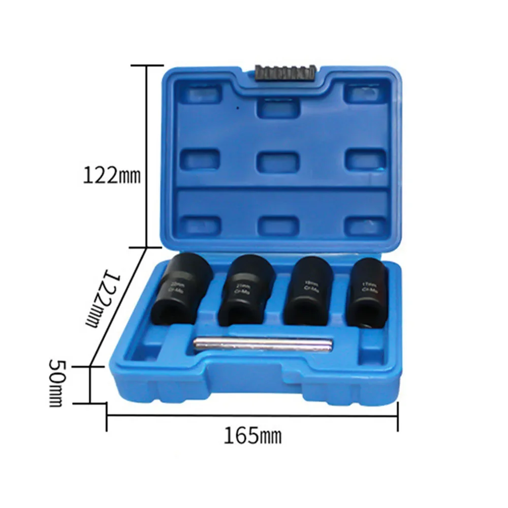 1Box Lug Nut Remover Removal Tool Broken Nut Bolt Extractor Sleeve Tool Broken Wire Extractor