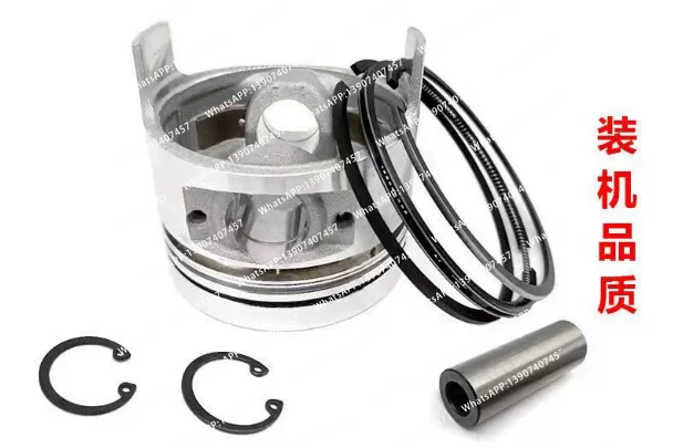 Piston kit 86mm (sharp bottom) for L100 diesel engine piston+ring+ pin+ clip replacement