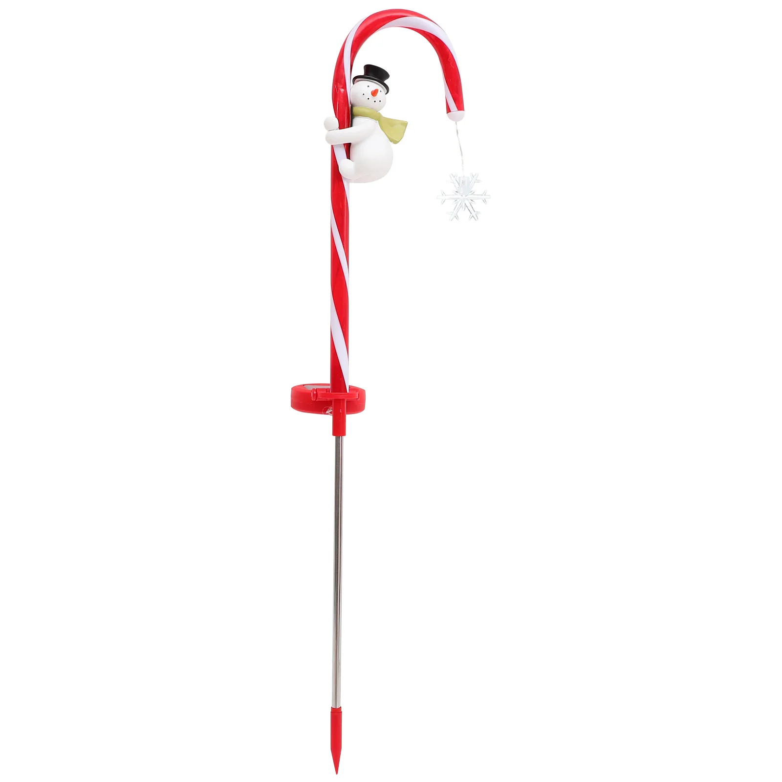 

Candy Cane Shaped Solar Garden Stake Light Outdoor Lawn Yard Patio Solar-Powered Landscape Lighting Pathway Solar Light