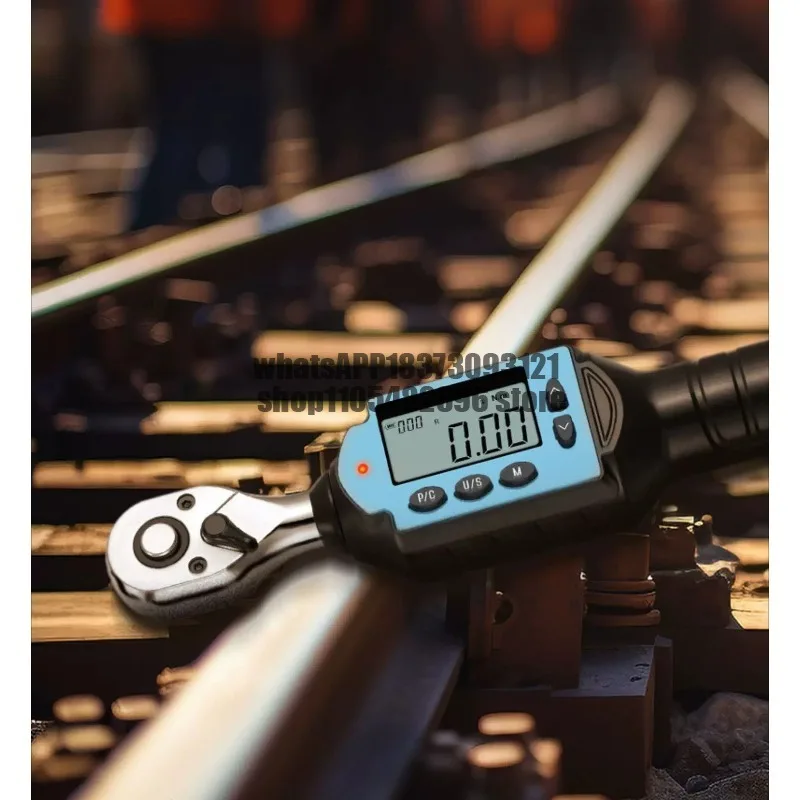 Digital torque wrench high precision torque adjustable maintenance replaceable head hexagon