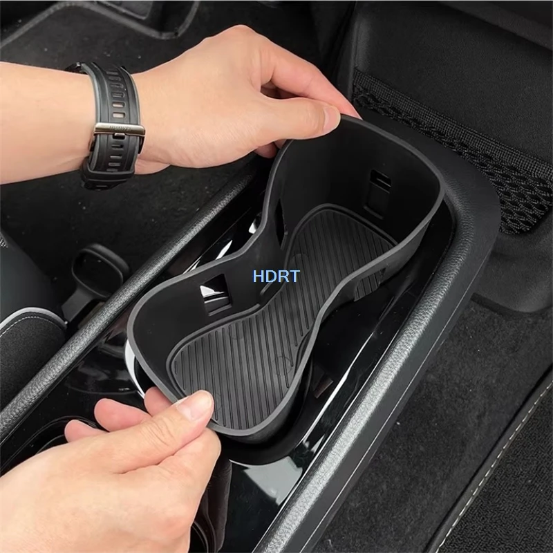 For Volkswagen ID.3 ID 3 ID3 2021 + Car Style Center Console Armrest Storage Box Orgainzer Container Tray Water Cup Holder Cover