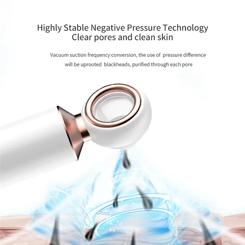 

-A14E Electric Blackhead Remover USB Rechargeable Facial Blackhead Removal Instrument For Men's And Women's