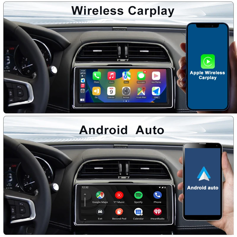 For Jaguar F-PACE XE XEL XF XFL 10.25inch 2016-2019 Android 13 car radio multimedia player GPS navigation Carplay 4G WIFI Stereo