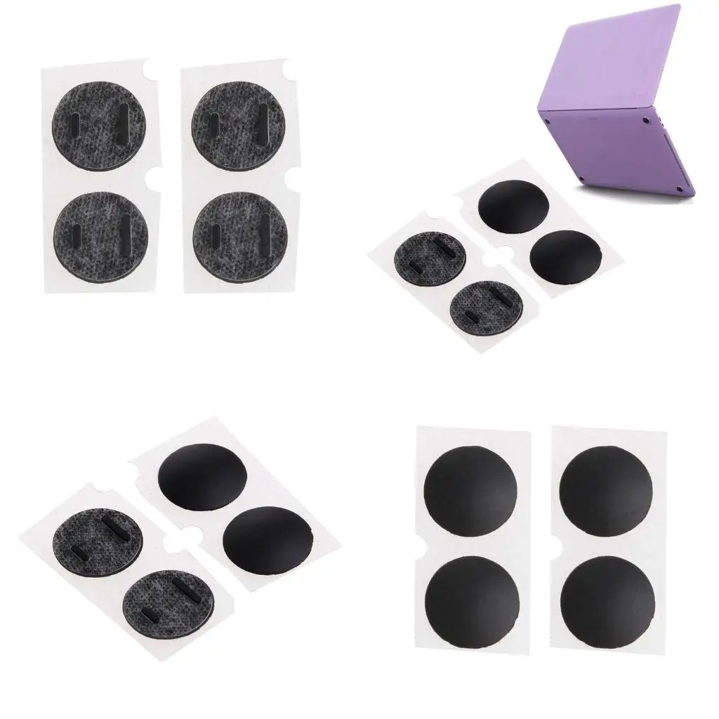 

A52B 4Pcs Laptop Rubber Feet Bottom Feet for Case Cover Feet Foot for Retina 12"