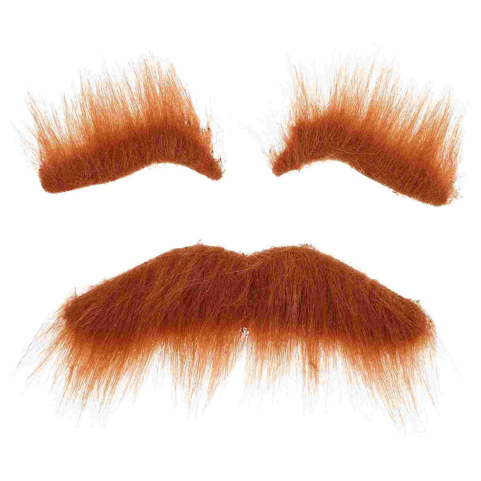 

Fake Mustache Beard Masquerade Mask Party Supplies Halloween Costumes Props Man