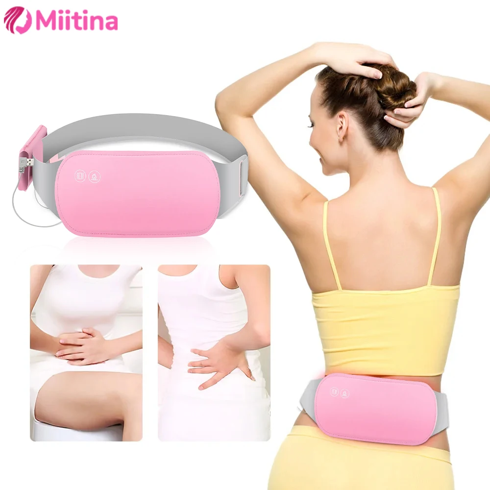 

Menstrual Heating Pad Pain Relieve Period Cramp Pain Heating Massager Waist Warm Palace Massage Belt Palace Warming Belt Care