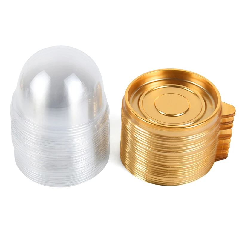 10/30/50 Pcs Mini Clear Plastic Cupcake Boxes