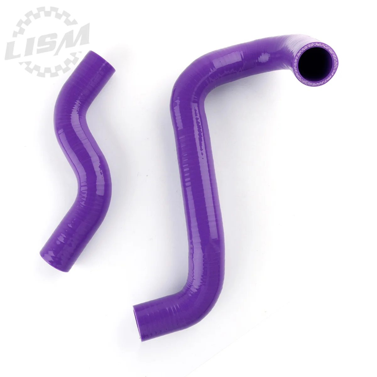 2PCS For 1975-1978 Nissan Datsun 280Z S130 2.8L 1976 1977 3-ply Silicone Coolant Radiator Hose Kit Upper and Lower Pipe Tube