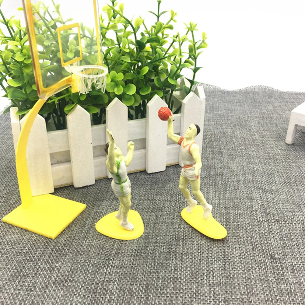 

1Set Cake Toppers Basketball Theme Decoration DIY Plastic Baking Decor for Birthday Parties Cake Topper Basketball