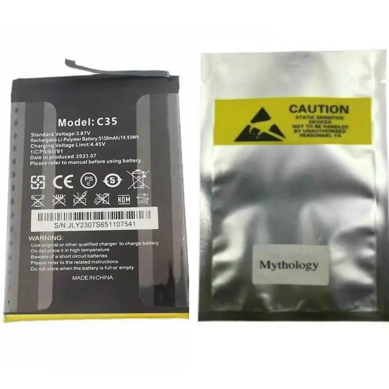 Battery for Oukitel C35 Original 5180mAh Smartphone Accessories