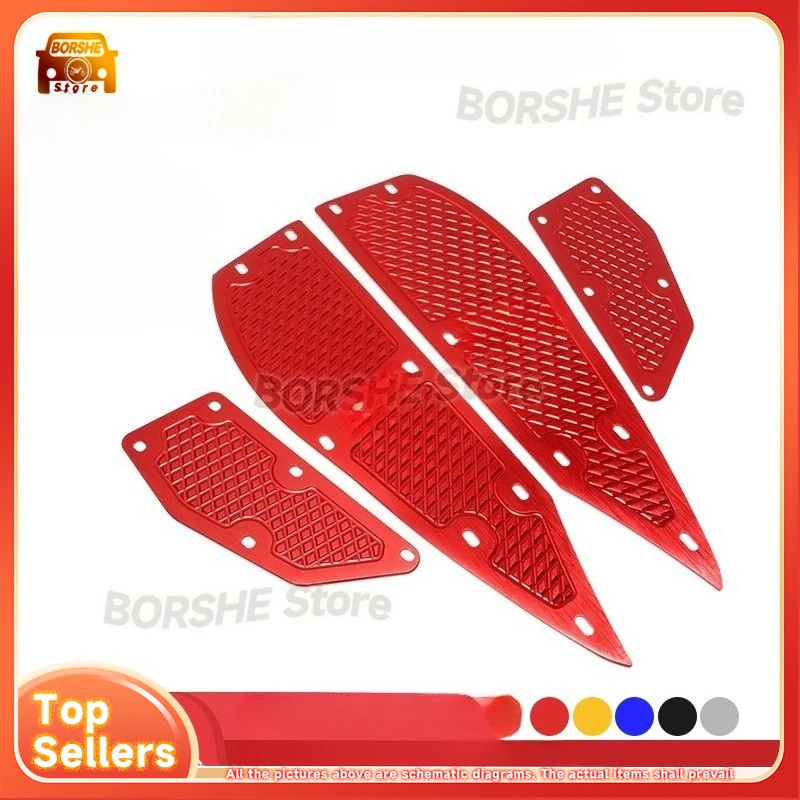 Aluminium-Fußrasten, geeignet für Yamaha XMAX300 xmax250, Modifikation, rutschfestes Fußstützenpedal-Zubehör