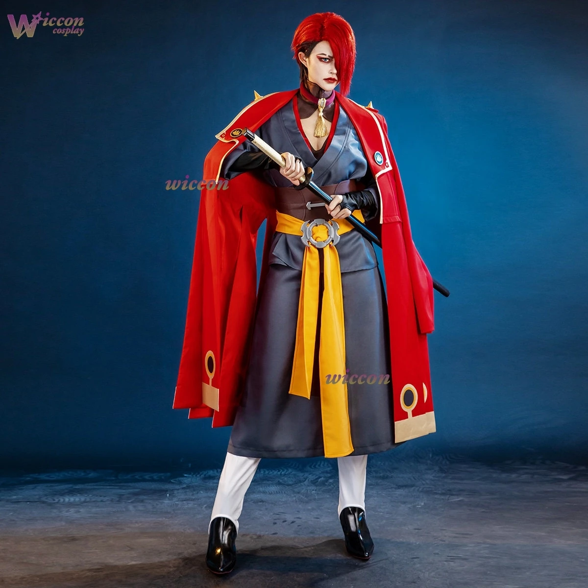 New Custom Tailored Uniform Red Cloak Dress Prop for Gachiakuta Zanka Kyouka Anime Cosplay Halloween Christmas Party Men Women