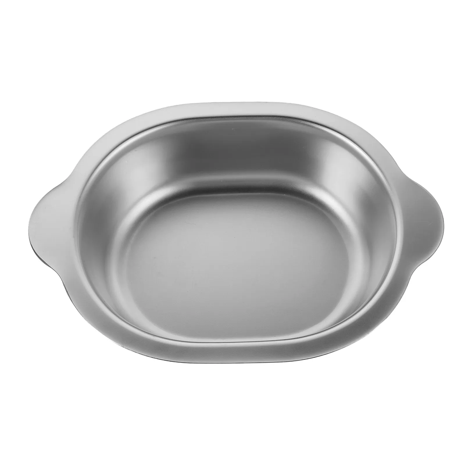Olla Ovalada de Acero Inoxidable para Ramen de 21 cm, Elegante Olla Coreana para Cocina, para Ensaladas, Frituras, Fideos, Sopa, Olla para Caldo, Sartén