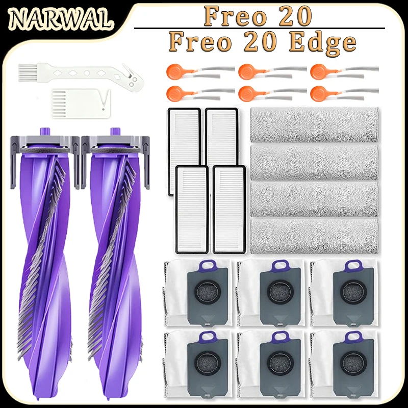 accessoires-pour-aspirateur-robot-narwal-freo-20-freo-20-edge-brosse-laterale-principale-rail-serpilliere-filtre-hepa-sac-a-poussiere-pieces-de-rechange