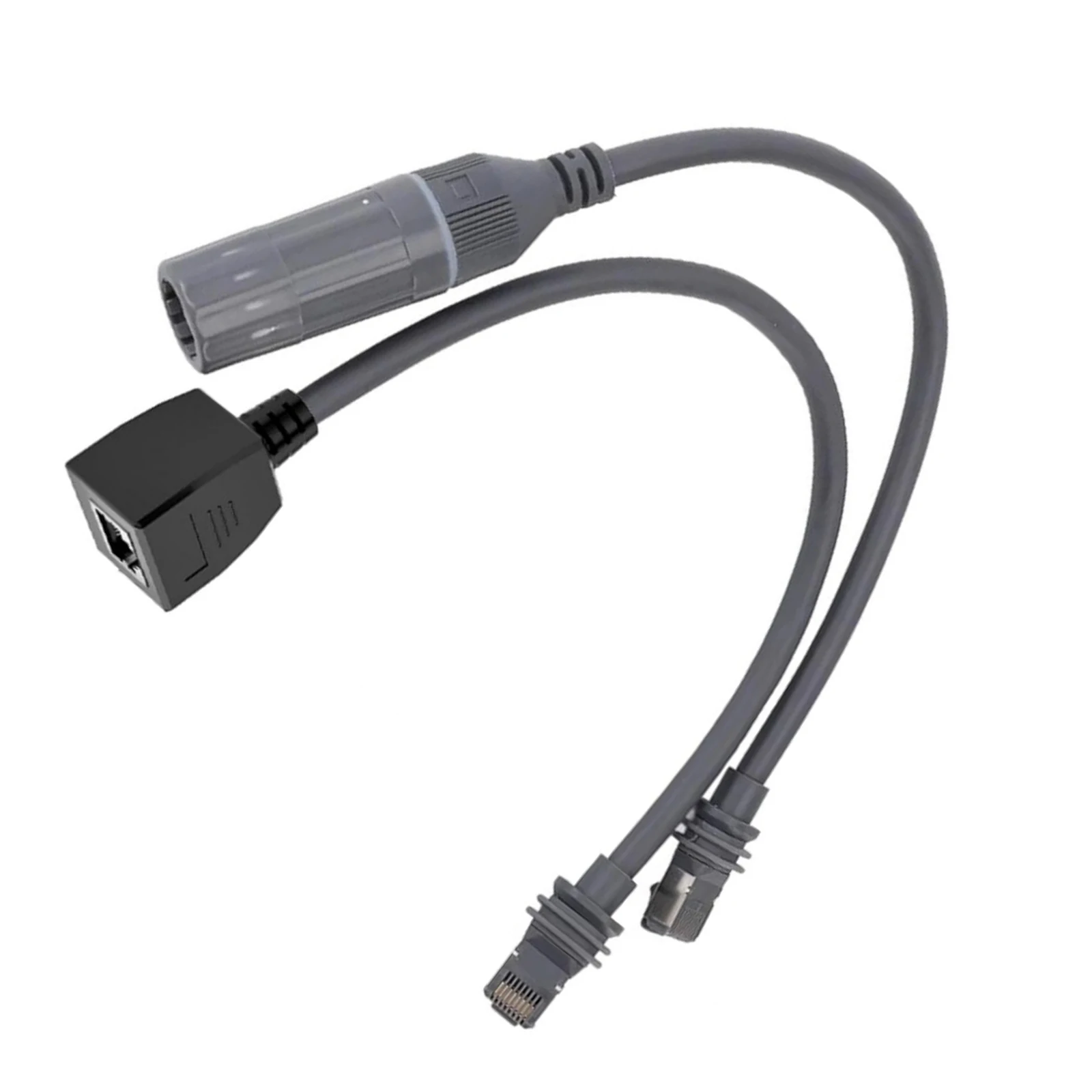 

Комплект кабелей Ethernet для прямоугольной спутниковой антенны Starlink Gen3: адаптер RJ45 0.2м для роутера + кабели для антенны 1200 Мбит/с, IP68, для использования на улице/в помещении