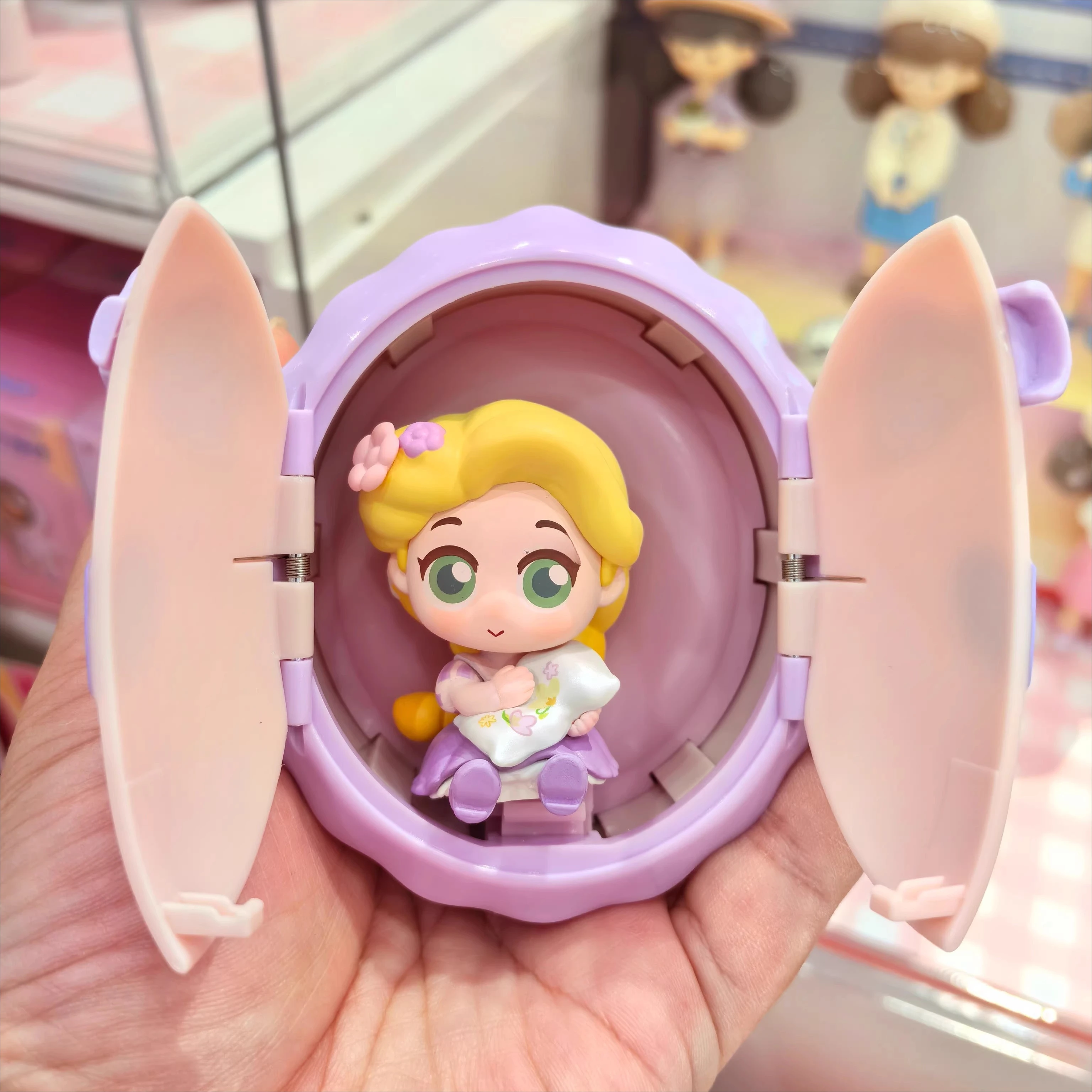 Caja ciega para bebé, serie de princesas de Disney, adorno de regalo, muñeca bonita, Cenicienta, bella, rapunzel, ariel