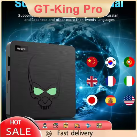 GT-King Pro TV Box BEELINK GT-KING TV Box HiFi Set Top Box STB IPSTB IPTV S922X-H Dolby Audio DTS Listen 4K UHD HDMI 3D Video