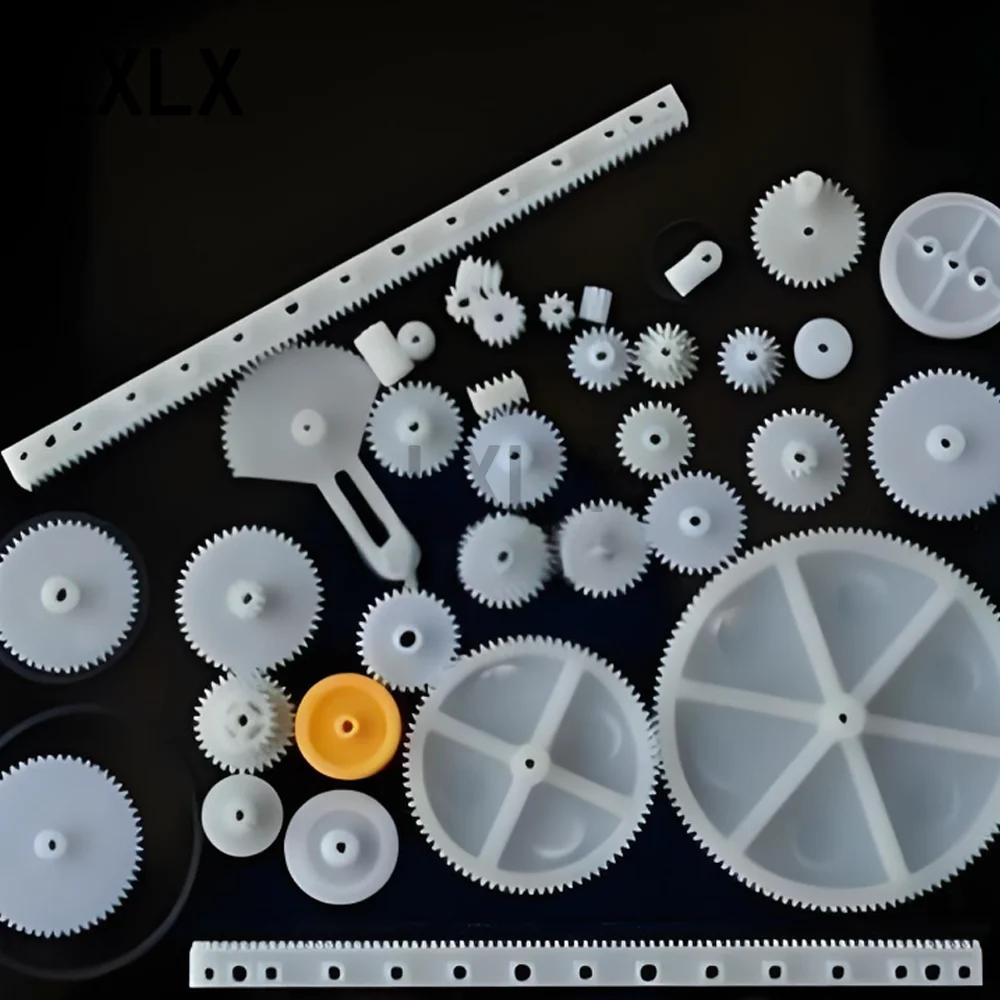 LXLX1 34/75 Gear Kits Gearbox Plastic Motor Gear Kits Robot Accessories Technology DIY Models