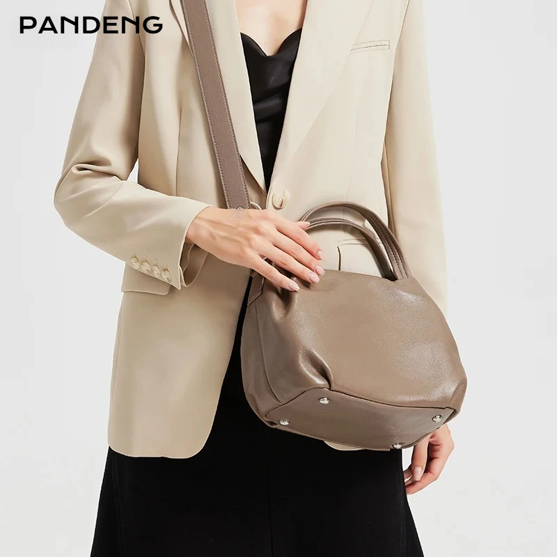 

Женские сумки через плечо из натуральной коровьей кожи, модные люксовые сумки для повседневного использования, женские ретро-сумки из натуральной кожи, сумки-кроссбоди для женщин