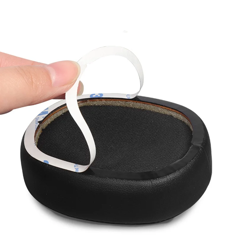 دائم منصات الأذن ل 1 أكثر MK801 سماعة الأذن لينة بروتين الجلود رغوة الذاكرة الإسفنج غطاء إصلاح أجزاء سماعة كم