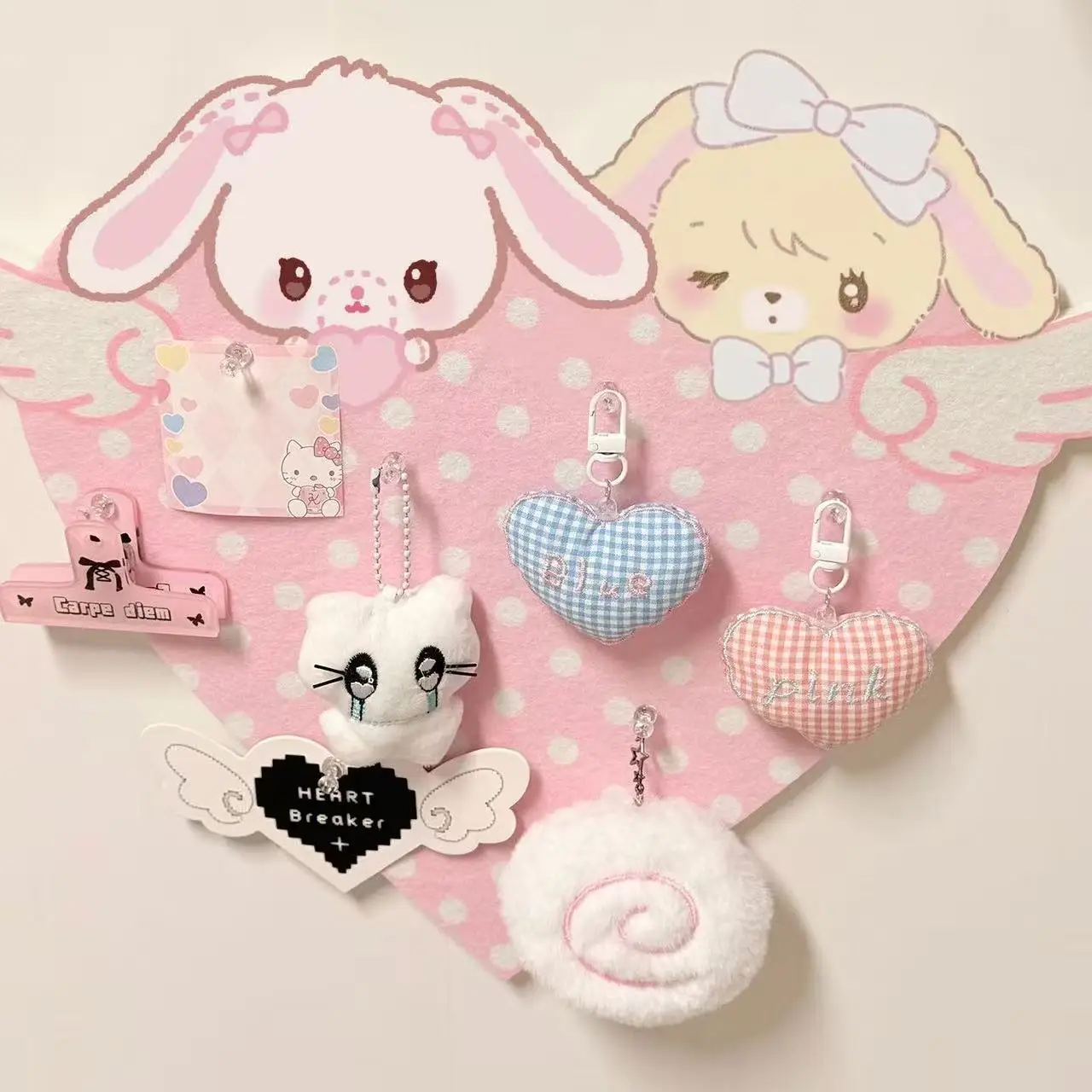 جديد لطيف الكرتون الأرنب ورأى الديكور لوحة الفلين جدار صور رسالة مجلس جدار لكمة خالية لا ضرر جدار غرفة الديكور #2