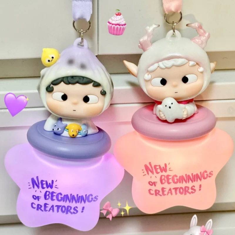 

Подлинная серия OZAI New Of Beginnings Creators, милый светящийся кулон, глухая коробка, настольное украшение, загадочная коробка, подарки на день рождения для детей