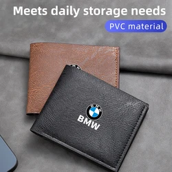 Car Accessories Wallet Leather Waterproof Ticket Holder For BMW E90 E60 E46 E39  F10 E87 X3 X4 X5 X1 G30 G20 M3 M5